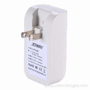 2A Travel Charger US Plug for iPad, iPhone, MP3